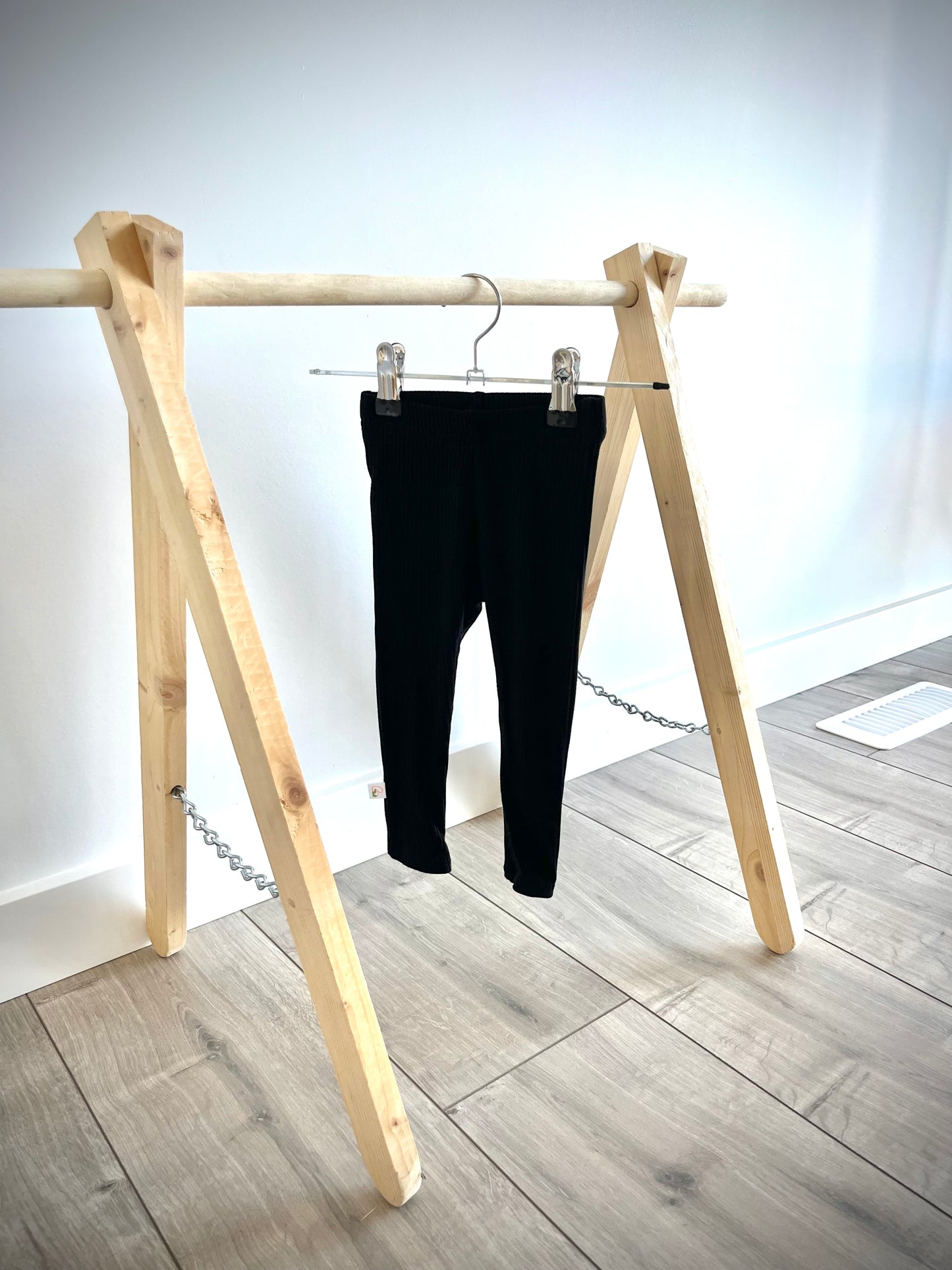 Ribbed Leggings in Black Bamboo